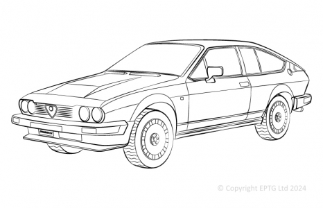 Powerflex Buchsen Alfa Romeo Alfetta, Giulietta, GTV6, 75 (Milano)