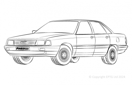 Powerflex Buchsen Audi 100 inc Avant (06/76-12/90)