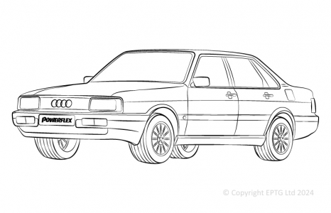Powerflex Buchsen Audi 80 & 90 Avant (1973 - 1996)