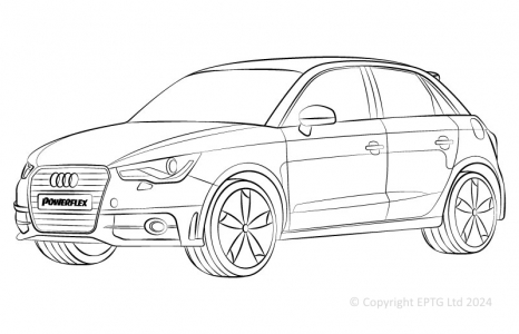 Powerflex Buchsen Audi A1 8X (2010-)