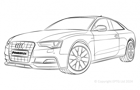 Powerflex Buchsen Audi A5 Coupe (2007-)