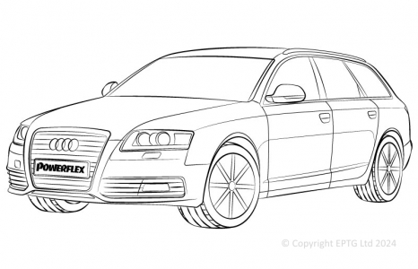 Powerflex Buchsen Audi A6 (2006-2011)