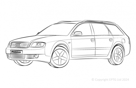 Powerflex Buchsen Audi A6 Avant (1998 - 2001)
