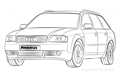 Powerflex Buchsen Audi A6 Avant (2002 - 2005)