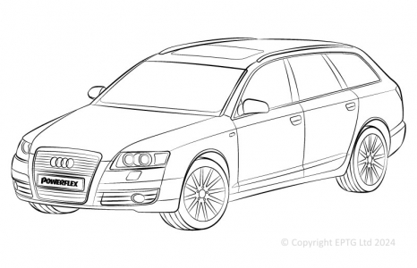 Powerflex Buchsen Audi A6 Avant Quattro (1997 - 2005)