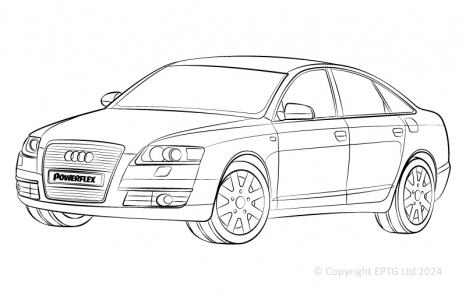 Powerflex Buchsen Audi A6 Quattro (1997 - 2005)