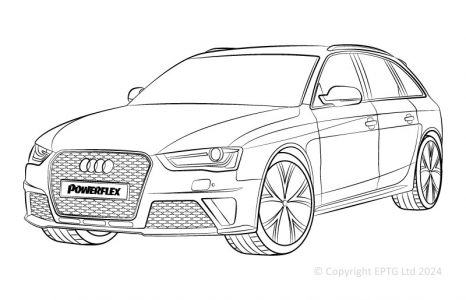 Powerflex Buchsen Audi RS4 (2012-2016)