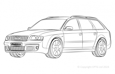 Powerflex Buchsen Audi RS6 Avant (2002 - 2005)