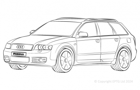 Powerflex Buchsen Audi S4 (2001 - 2005)