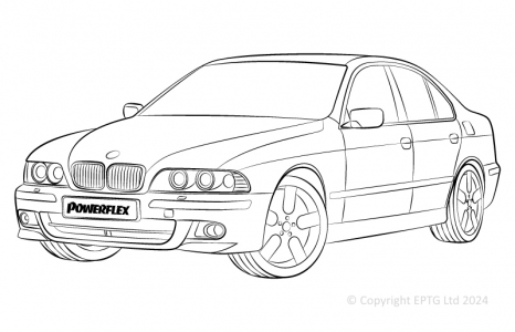 Powerflex Buchsen BMW E39 5 Series 520 - 530 (1996 - 2004)