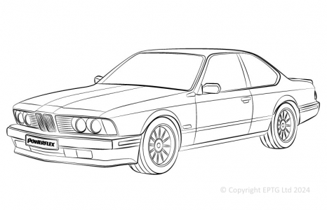 Powerflex Buchsen BMW E28 5 Series, E24 6 Series (1979 - 1989)