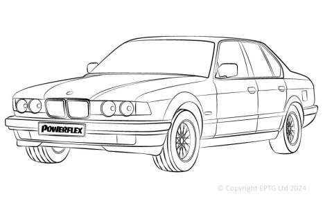 Powerflex Buchsen BMW E32 7 Series (1988-1994)