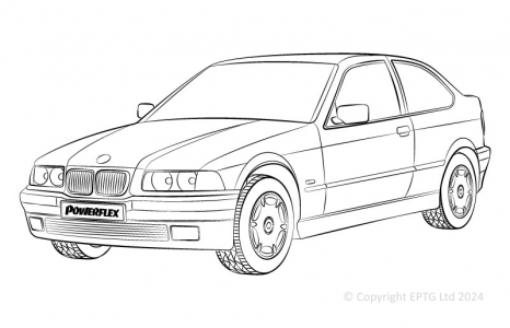 Powerflex Buchsen BMW E36 3 Series Compact