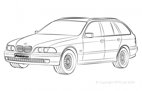 Powerflex Buchsen BMW E39 5 Series 520 to 530 Touring (1996 - 2004)