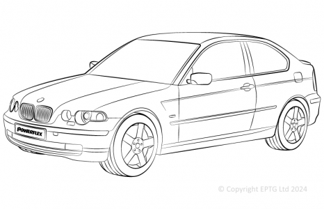 Powerflex Buchsen BMW E46 3 Series Compact (1999 - 2006)