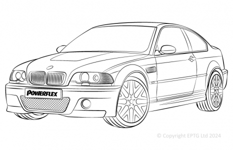 Powerflex Buchsen BMW E46 3 Series Xi (1999 - 2006)