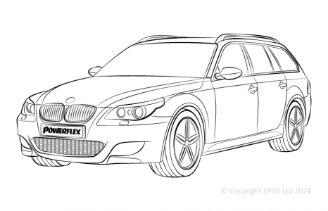 Powerflex Buchsen BMW E61 5 Series, Touring (2003-2010)
