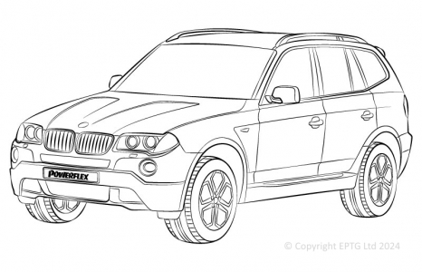 Powerflex Buchsen BMW E83 X3 (2003-2010)