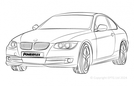 Powerflex Buchsen BMW E90, E91, E92 & E93 3 Series (2005-)
