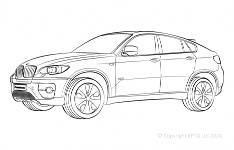 X6 ActiveHybrid E72 (2008-2011)