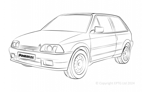Powerflex Buchsen Citroen AX Mk1 & 2