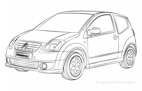 Powerflex Buchsen Citroen C2