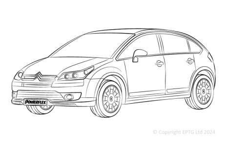 Powerflex Buchsen Citroen C4 (2004-2014)
