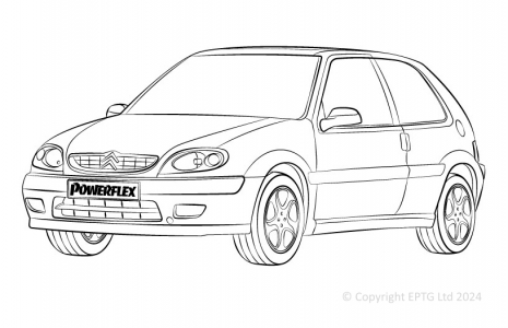 Powerflex Buchsen Citroen Saxo (inc VTS)
