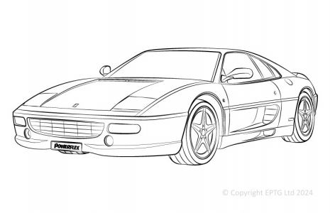Powerflex Buchsen Ferrari 355 (1994-1999)