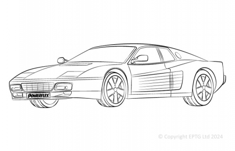 Powerflex Buchsen Ferrari 512TR