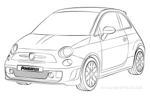 Powerflex Buchsen Fiat 500 (2007-)