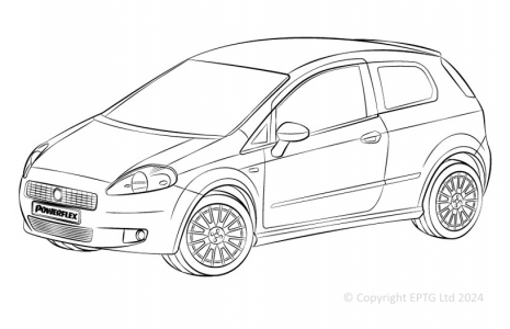 Powerflex Buchsen Fiat Grande Punto (2005 - 2009)