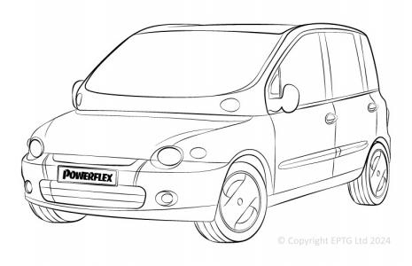 Powerflex Buchsen Fiat Multipla (1998 - 2007)