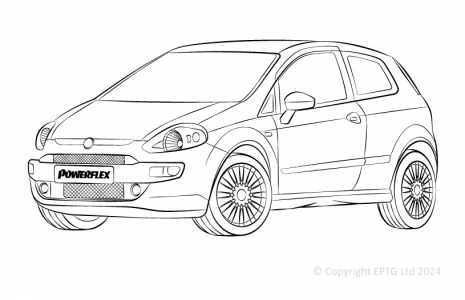 Powerflex Buchsen Fiat Punto Evo (2009 onwards)