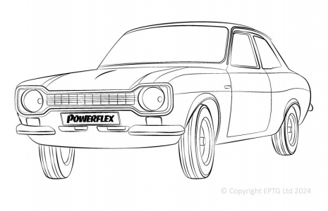 Powerflex Buchsen Ford Escort Mk1