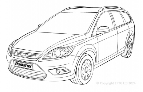 Powerflex Buchsen Ford Focus Mk2 (2005-2010)