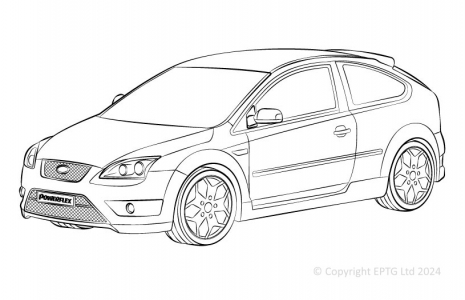 Powerflex Komplettset Ford Focus Mk2 ST (2005-2010)