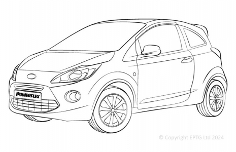Powerflex Buchsen Ford KA (2008-)