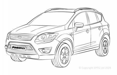 Powerflex Buchsen Ford Kuga (2007-2012)