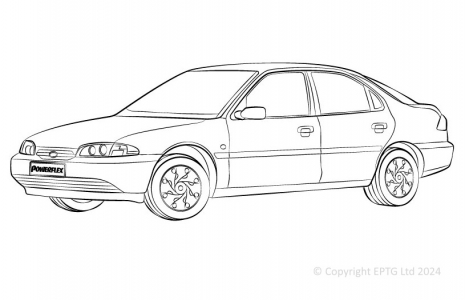 Powerflex Buchsen Ford Mondeo (1992-2000)