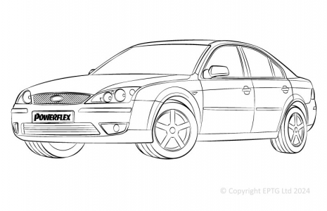 Powerflex Buchsen Ford Mondeo (2000 to 2007)