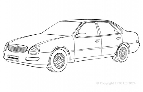 Powerflex Buchsen Ford Scorpio All Types (up to 1996)