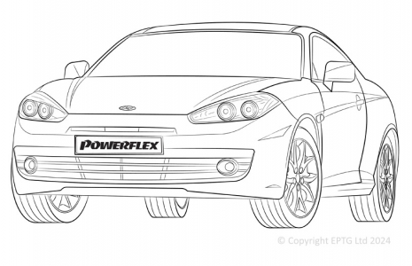 Powerflex Buchsen Hyundai Coupe (1999 - 2009)