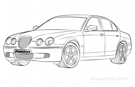 Powerflex Buchsen Jaguar (Daimler) S Type - X202/4/6 (2002-2009)
