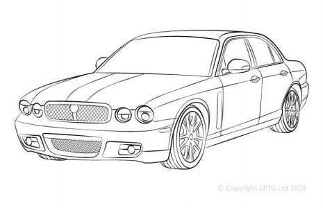 Powerflex Buchsen Jaguar (Daimler) XJ, XJ8 - X350 - X358 (2003-2009)