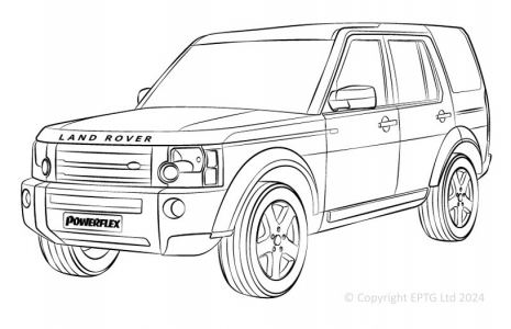 Powerflex Buchsen Land Rover Discovery Series III (2004 - 2009)
