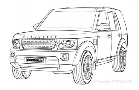 Powerflex Buchsen Land Rover Discovery Series IV (2009 on)