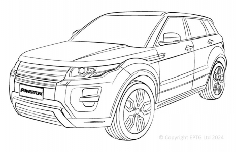 Powerflex Buchsen Land Rover Range Rover Evoque (2011-)