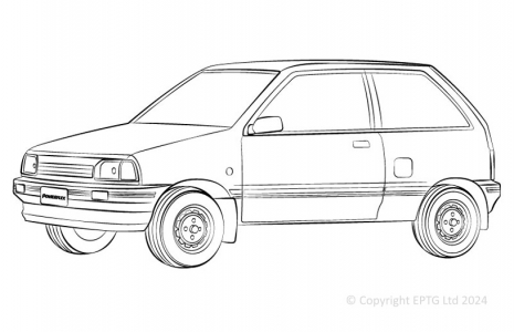 Powerflex Buchsen Mazda 121 (1987 - 1996)