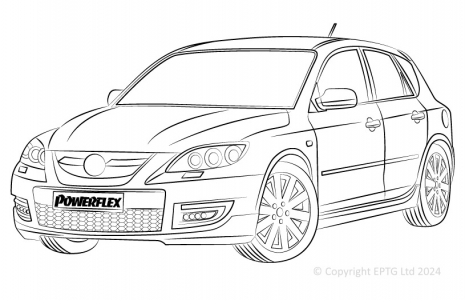 Powerflex Buchsen Mazda Mazda3 (2004-2009)